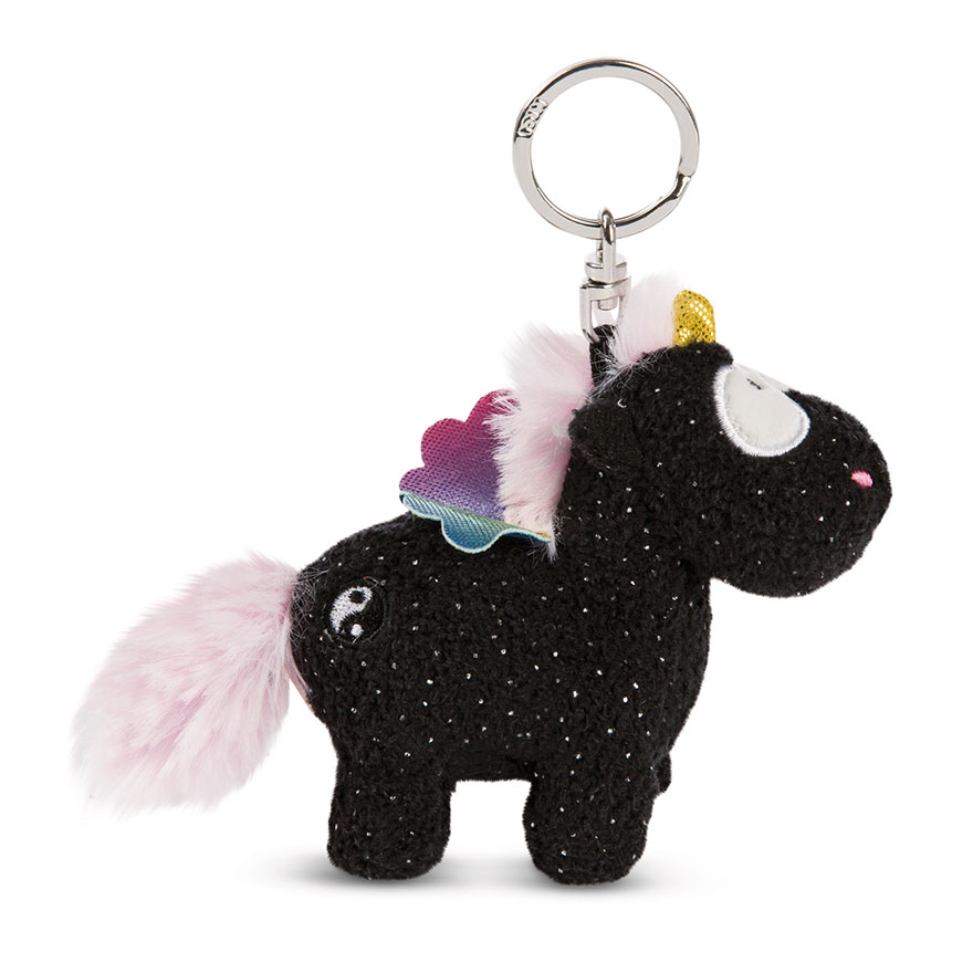 Theodor & Friends Rainbow Yin Unicorn Keyring