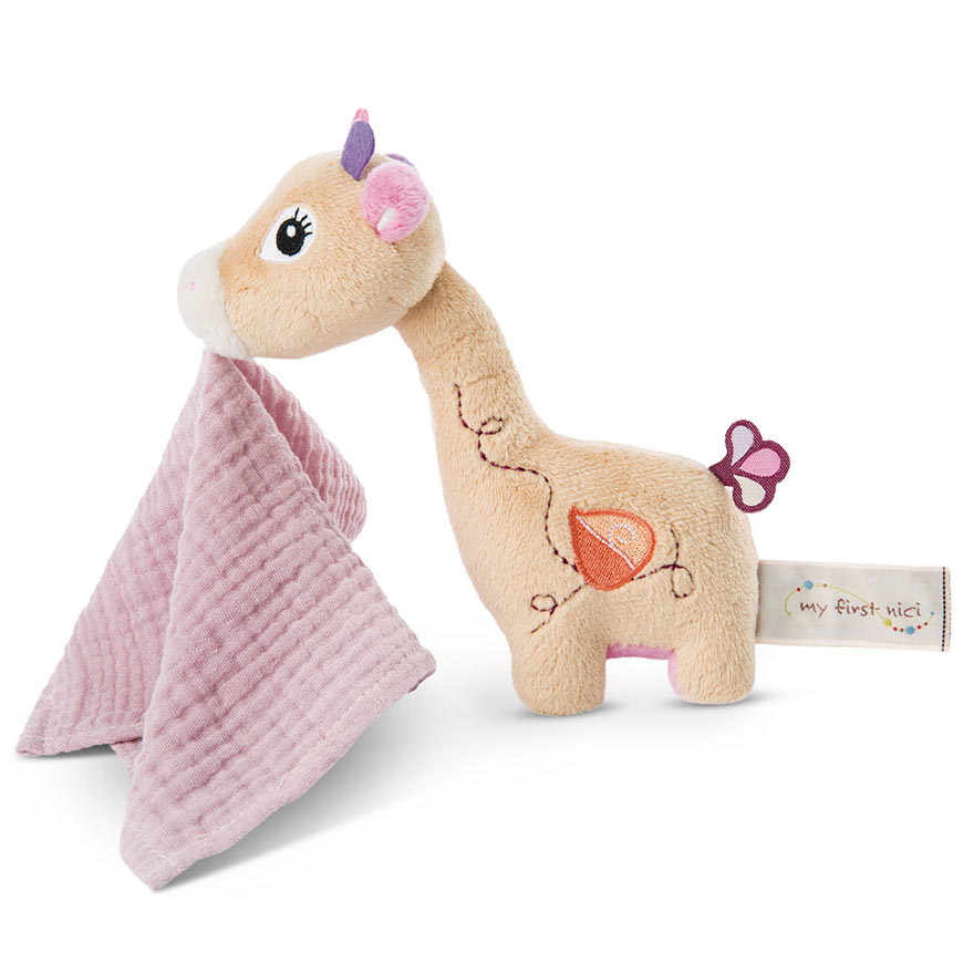 My First NICI Sasuma Giraffe with Muslin Cloth