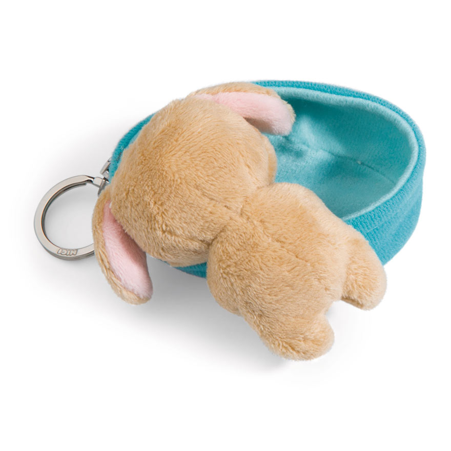 Sleeping Pets Caramel Dog Keyring