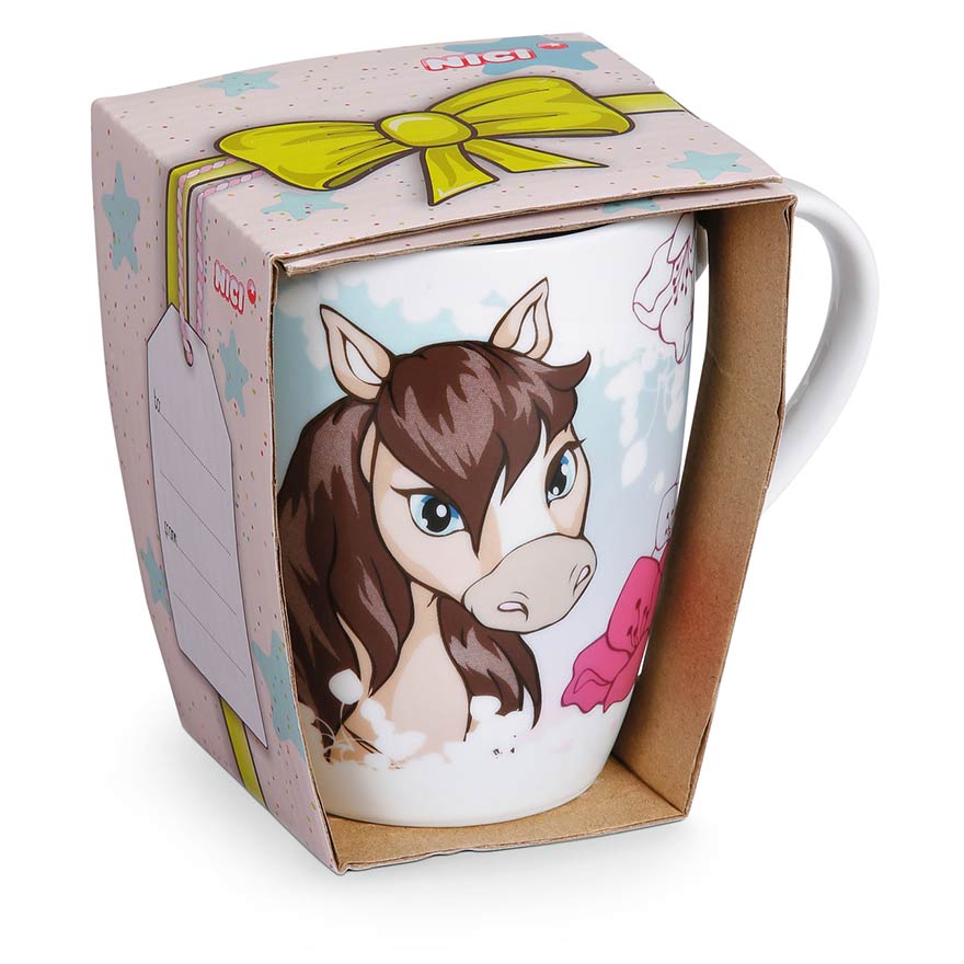 Mystery Hearts Loretta Pony Mug