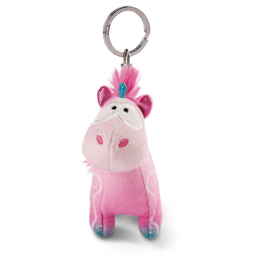 Theodor & Friends Midnight Floral Unicorn Keyring