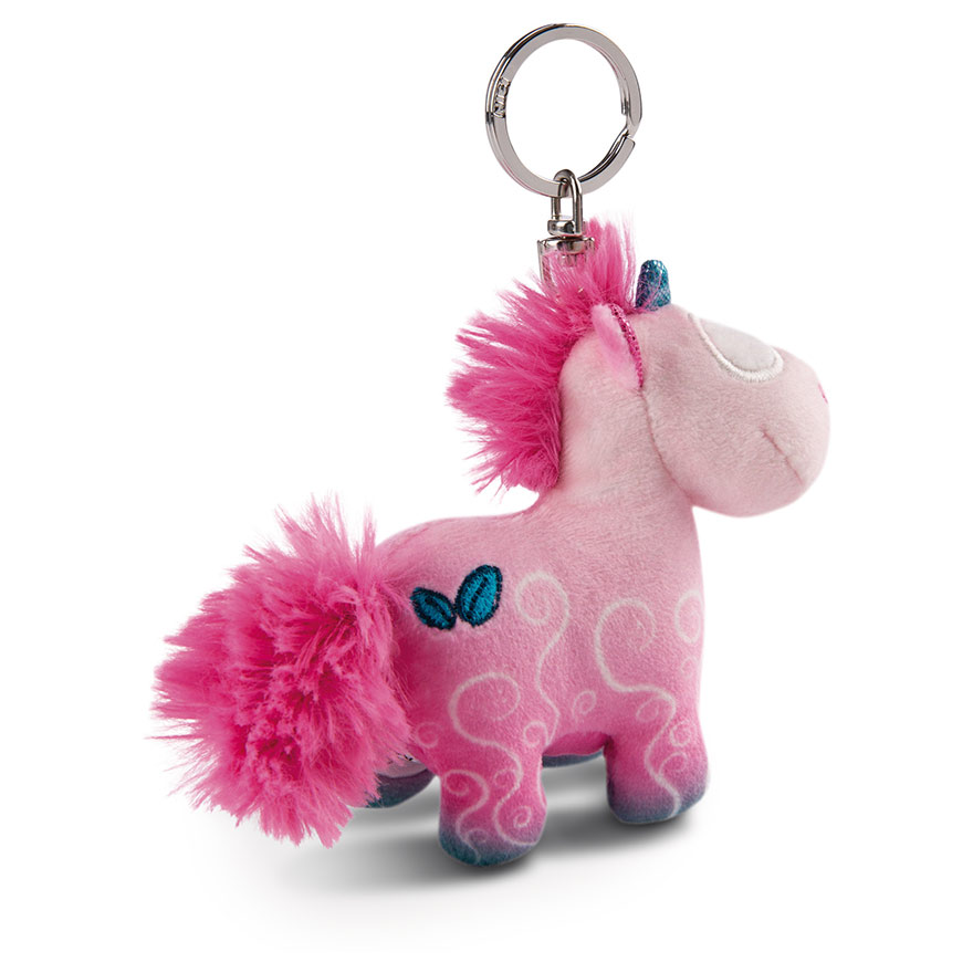 Theodor & Friends Midnight Floral Unicorn Keyring