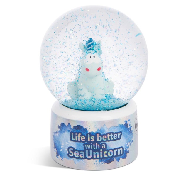 Theodor & Friends Aquario Sea Unicorn Snow Globe