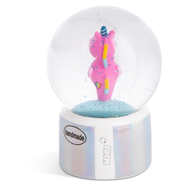 Theodor & Friends Laguna Rainbow Seahorse Snow Globe