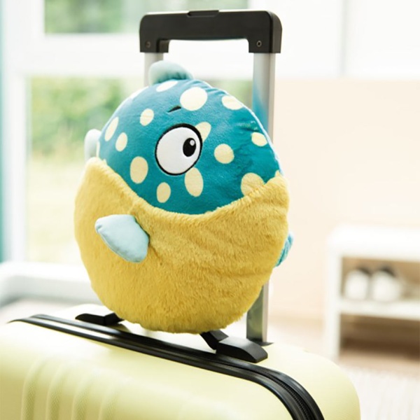 Sunset Dreams Volker Pufferfish Travel Pillow