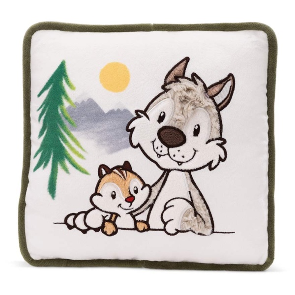 Forest Friends Winny Wolf & Jojo Chipmunk Cushion