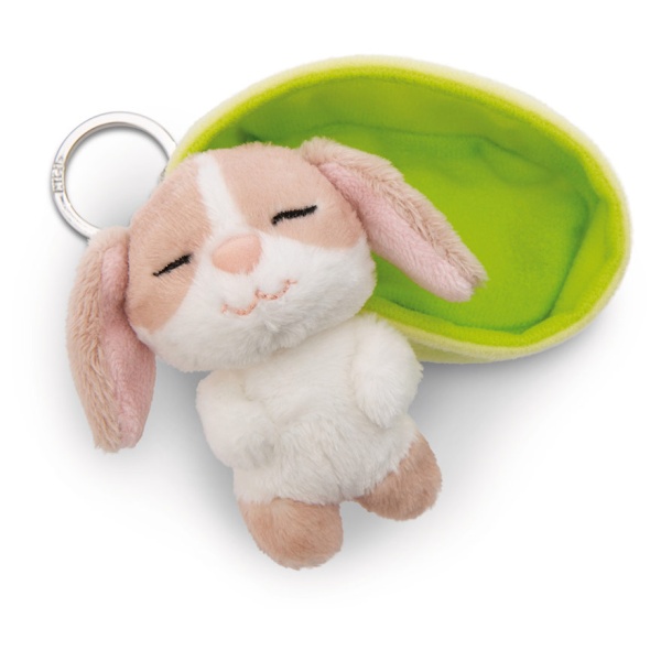 Sleeping Pets Cappuccino Bunny Keyring