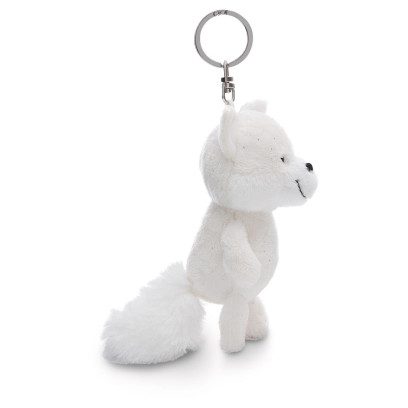 Dreamy Winter Vanja Polar Fox Keyring