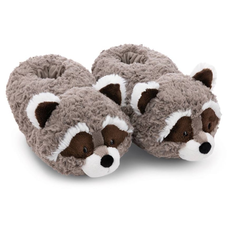 Dreamy Winter Lenno Raccoon Slippers