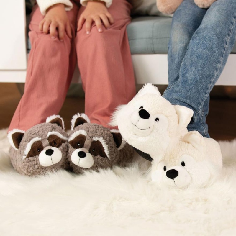 Dreamy Winter Vanja Snow Fox Slippers