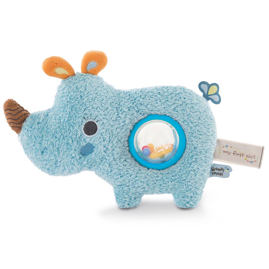 My First NICI 2D Manuffi Rhino Activity Toy