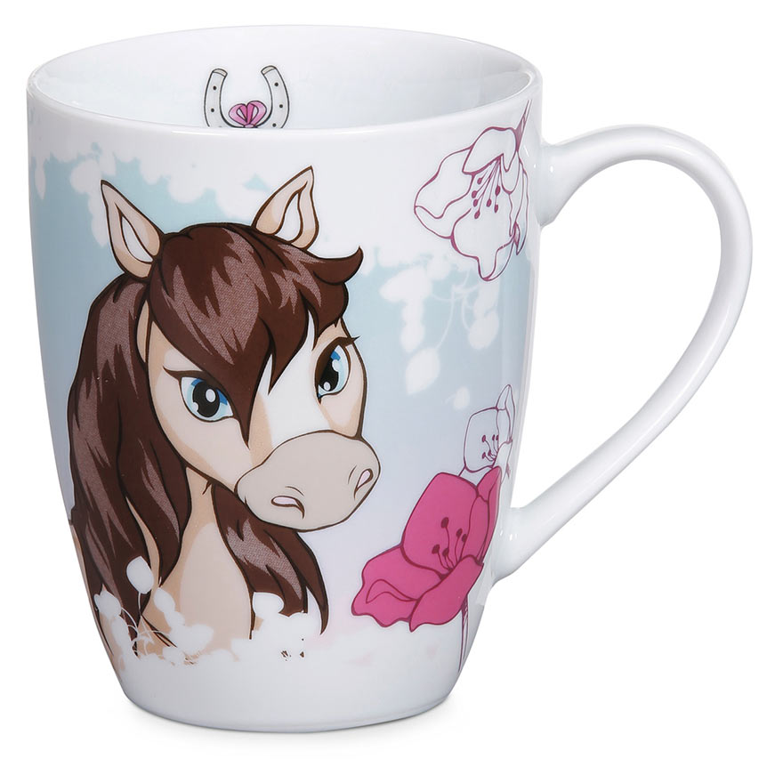 Mystery Hearts Loretta Pony Mug