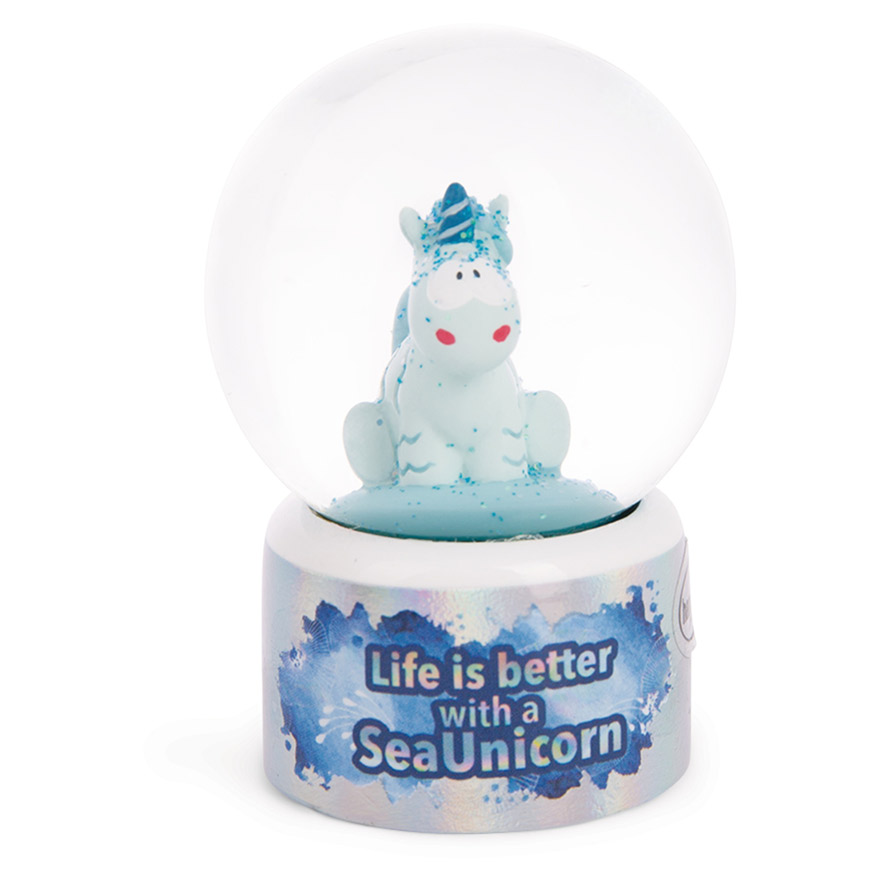 Theodor & Friends Aquario Sea Unicorn Snow Globe