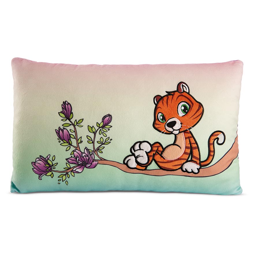 Sunset Dreams Mandarina Tiger Cushion